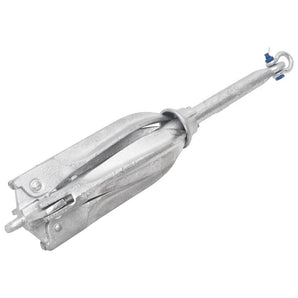 Ancoră pliabilă argintie 12 kg, fontă galvanizată la cald
