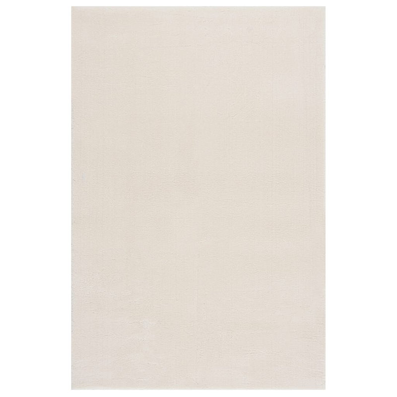 Covor Shaggy, crem, alb, 240x340 cm, poliester