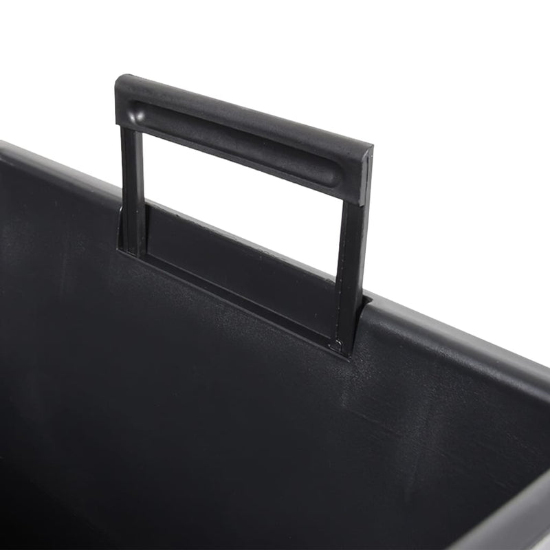 Jardinieră cu interior detașabil, alb, 11 / 26,5 L, PP ratan