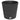 Jardinieră cu interior detașabil antracit 35 / 37,5 L PP ratan