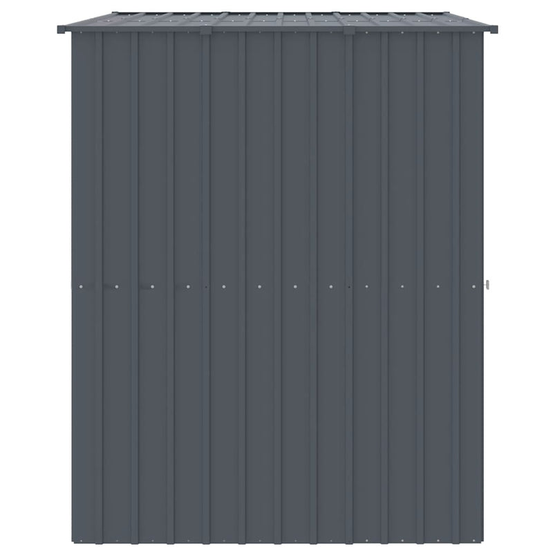 Cușcă câine cu acoperiș antracit 214x153x181 cm oțel galvanizat