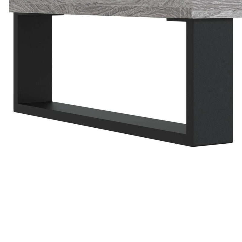 Noptiere, 2 buc., gri sonoma, 40x30x50 cm, lemn compozit