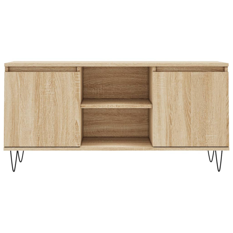 Comodă TV, stejar sonoma, 104x35x50 cm, lemn compozit
