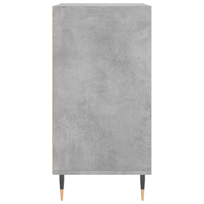 Servantă, gri beton, 57x35x70 cm, lemn compozit