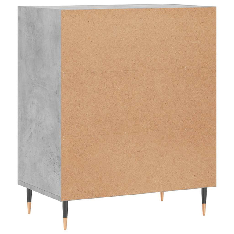 Servantă, gri beton, 57x35x70 cm, lemn compozit