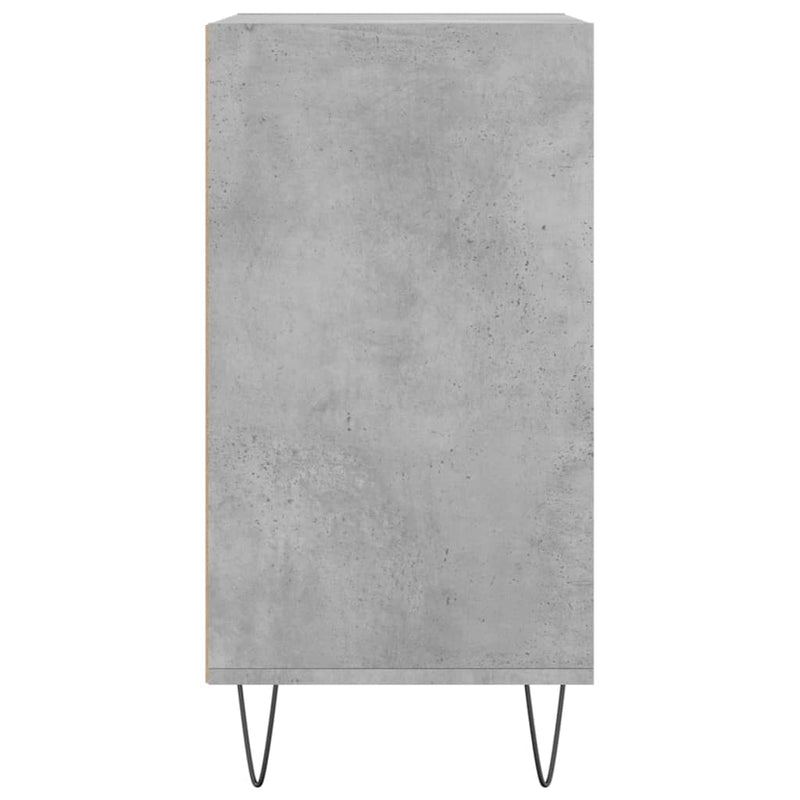 Servantă, gri beton, 57x35x70 cm, lemn compozit