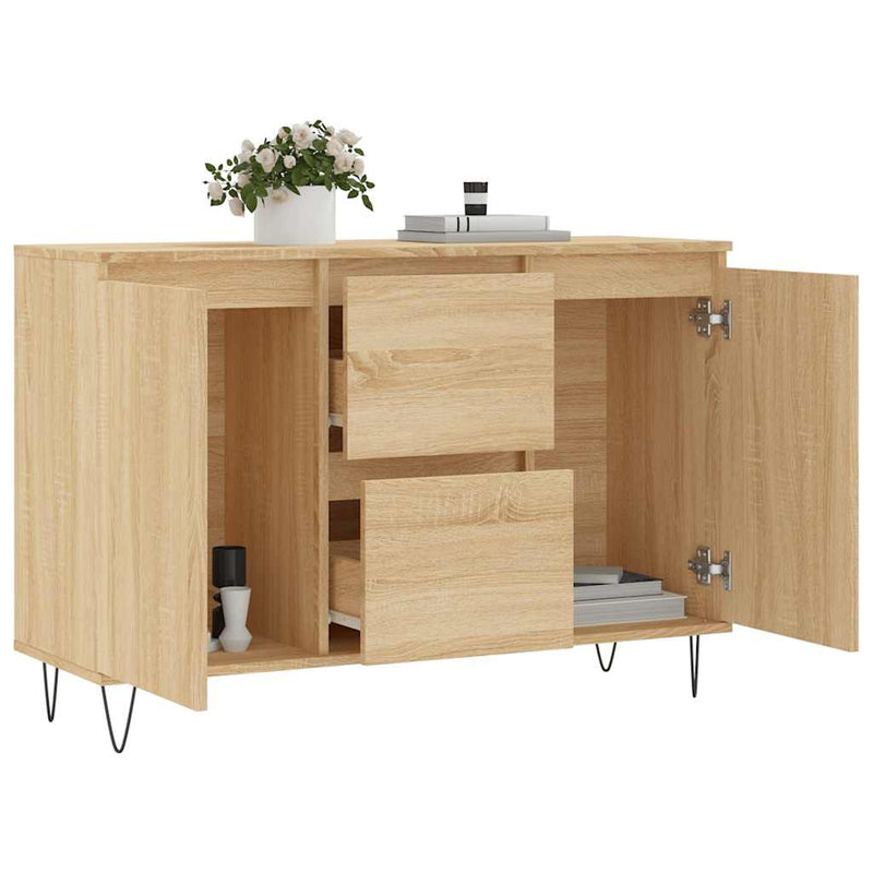 Servantă, stejar sonoma, 101,5x35x70 cm, lemn prelucrat