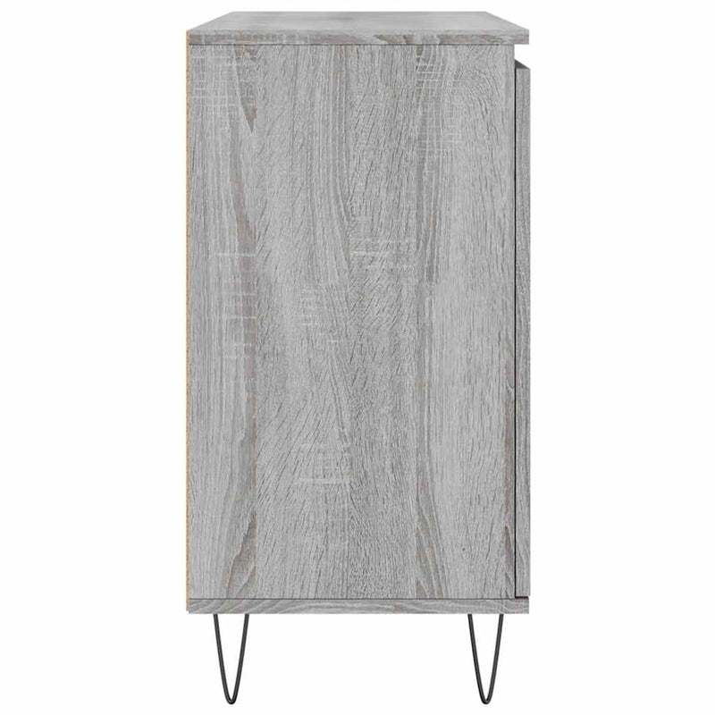 Servantă, gri sonoma, 101,5x35x70 cm, lemn prelucrat