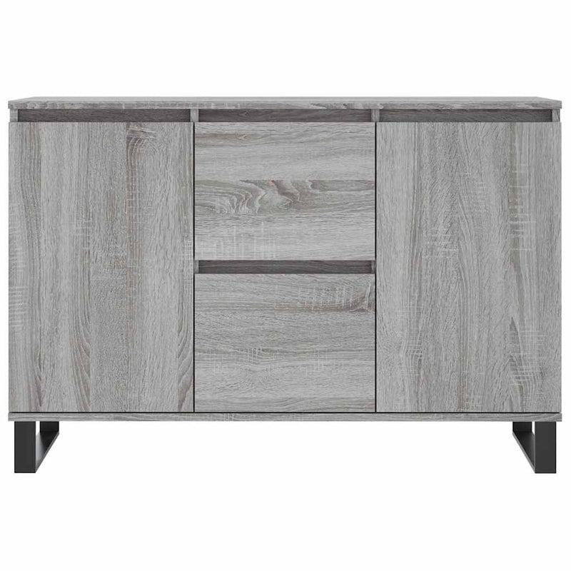 Servantă, gri sonoma, 101,5x35x70 cm, lemn prelucrat