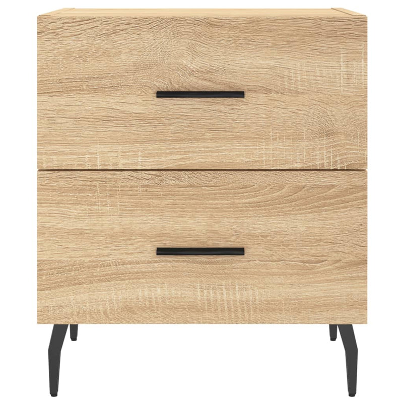 Noptiere, 2 buc., stejar sonoma, 40x35x47,5 cm, lemn compozit