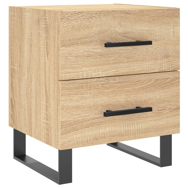 Noptiere, 2 buc., stejar sonoma, 40x35x47,5 cm, lemn compozit