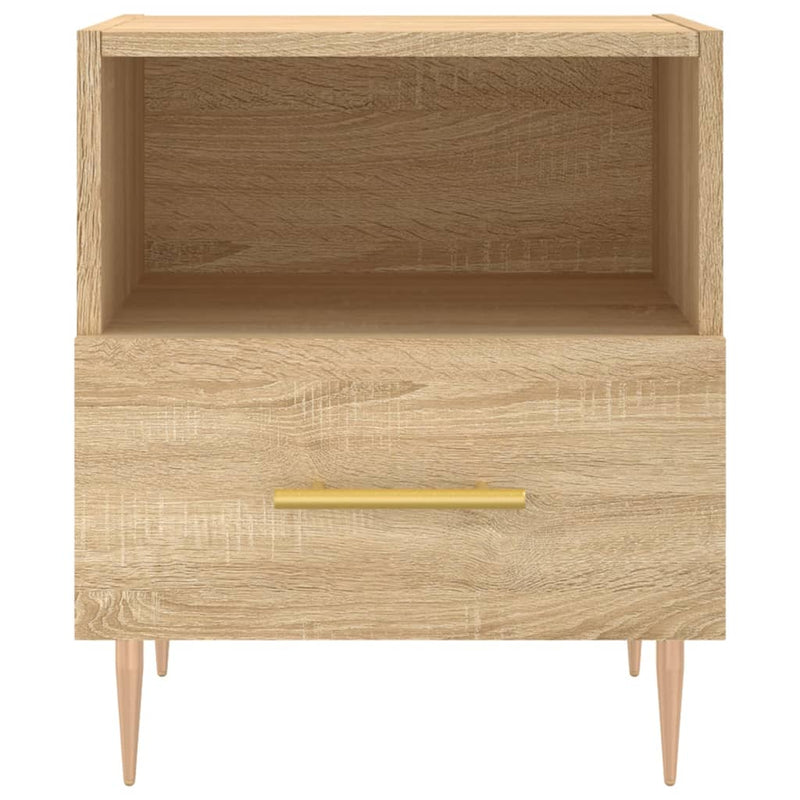 Noptiere, 2 buc., stejar sonoma, 40x35x47,5 cm, lemn compozit
