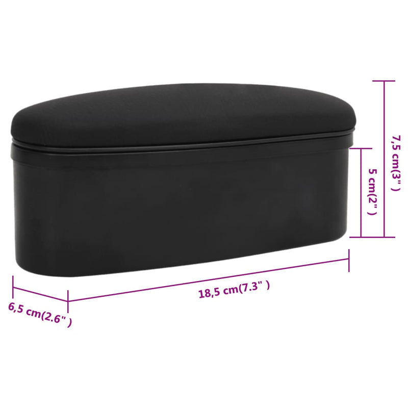 Cutie de depozitare universală pentru cotiera auto, 18,5x6,5x7,5 cm, ABS