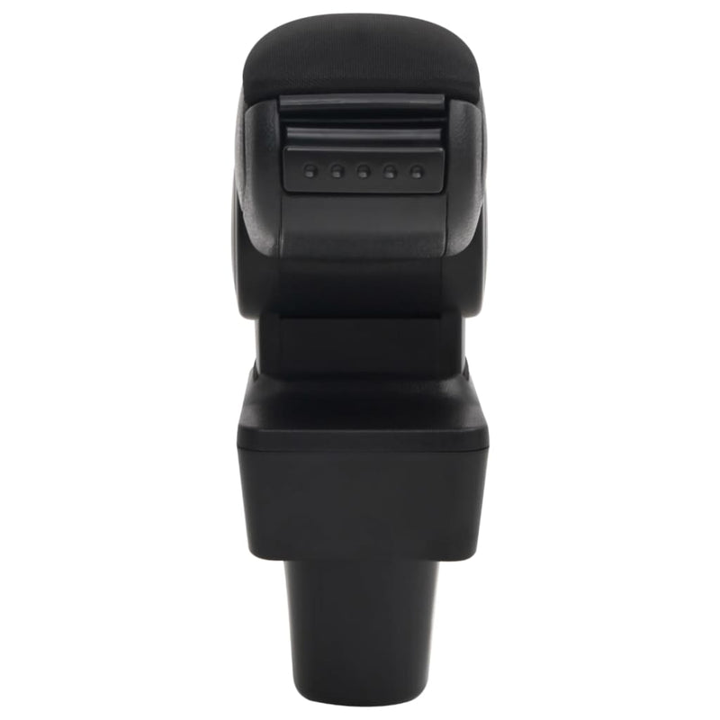 Cotieră auto negru 12x36x(33,5-48) cm ABS
