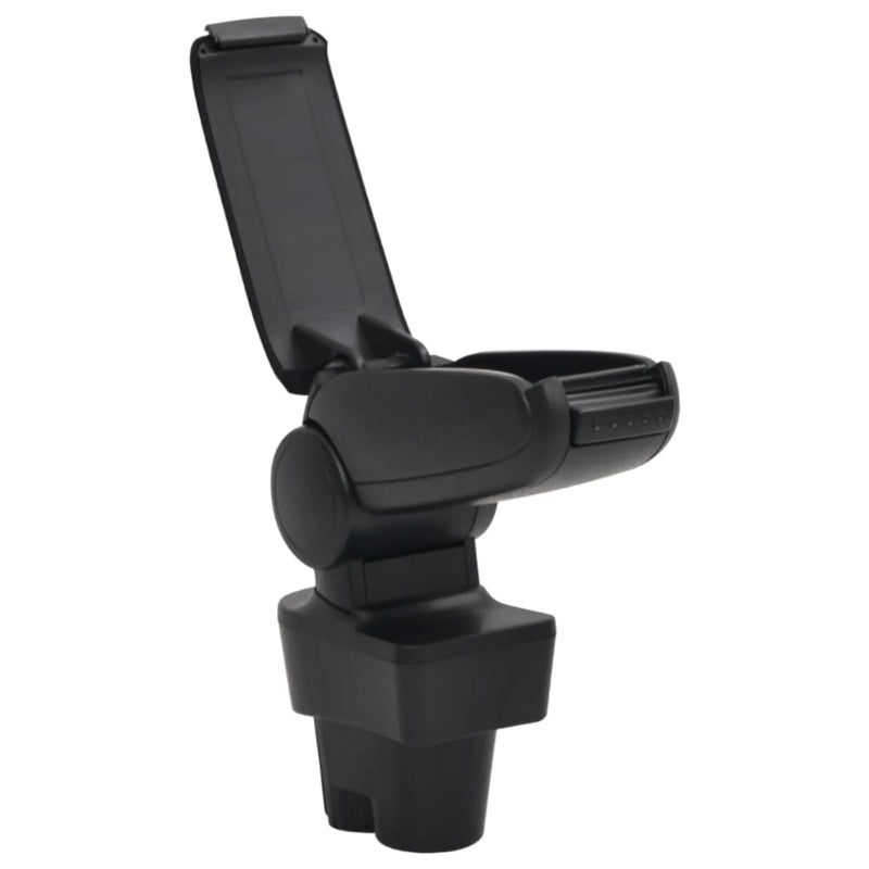 Cotieră auto negru 12x36x(33,5-48) cm ABS