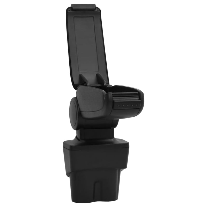 Cotieră auto negru 17x32x(35,5-52) cm ABS