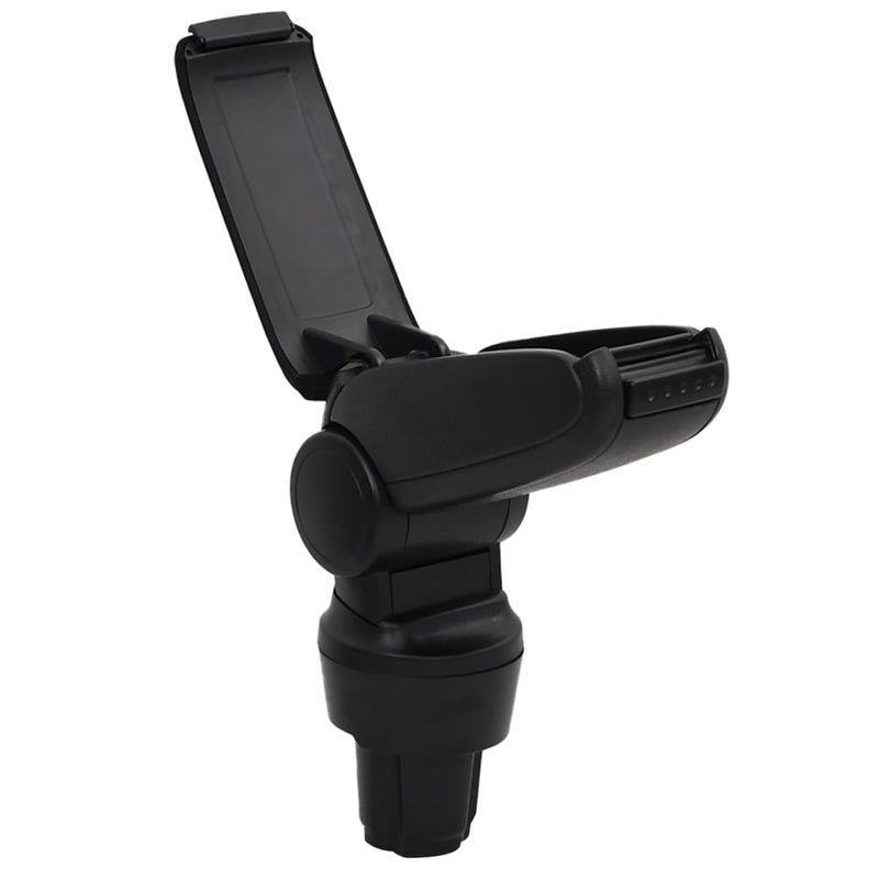 Cotieră auto negru 13x33x(33-49) cm ABS