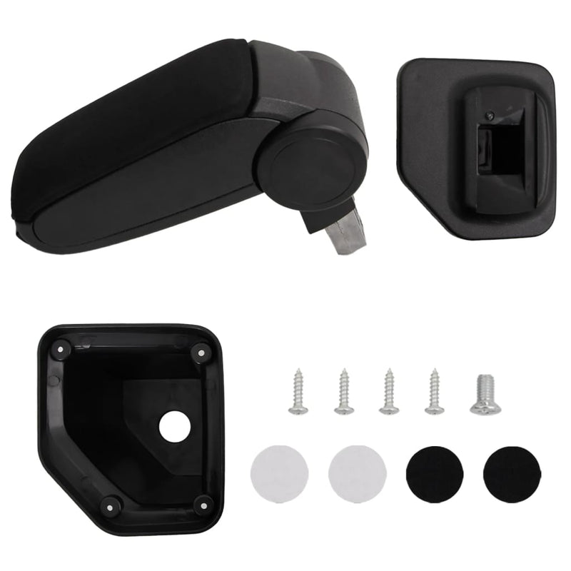 Cotieră auto pentru HYUNDAI I20 (2015-2019) negru 15x32x(40-52) cm ABS