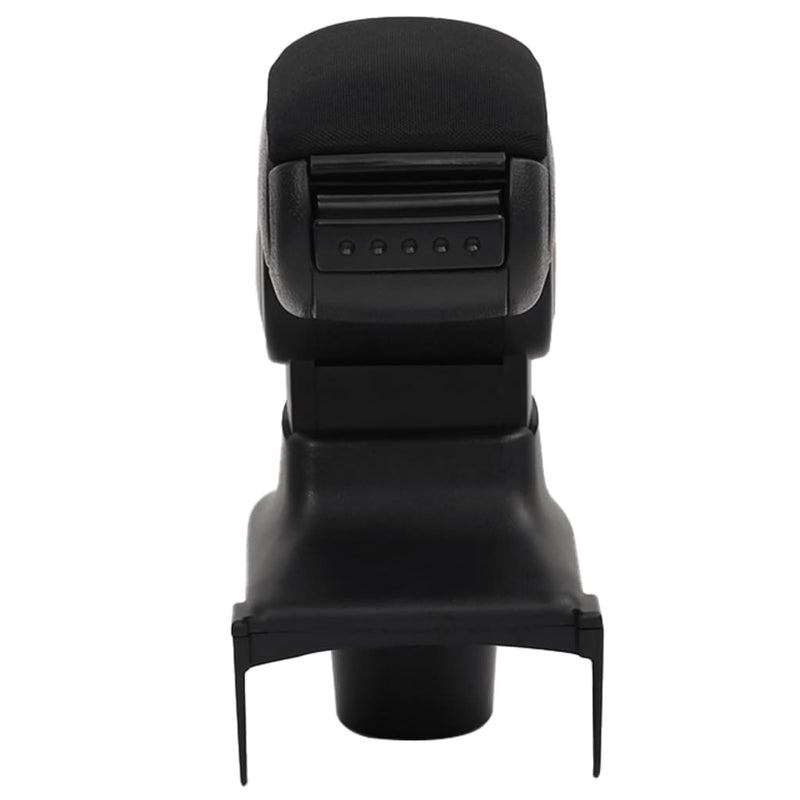 Cotieră auto pentru RENAULT CLIO LHD MK4 (2013) negru 15x35x(30-47) cm ABS