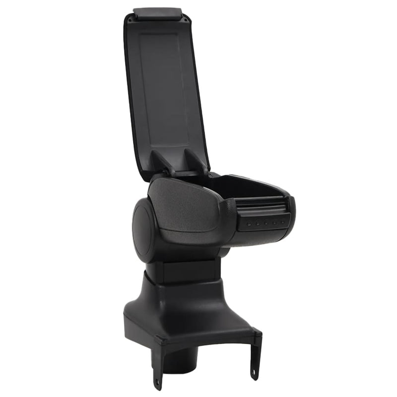 Cotieră auto pentru RENAULT CLIO LHD MK4 (2013) negru 15x35x(30-47) cm ABS