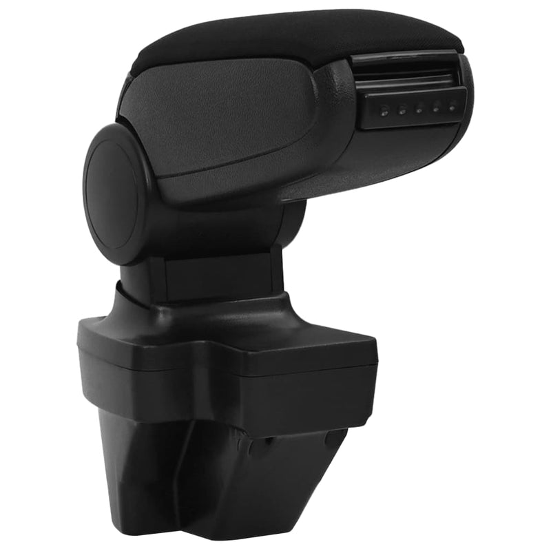 Cotieră auto negru 15x35x(33-49,5) cm ABS