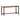 Banc de lucru 180x55x81,5 cm, lemn masiv de fag și metal