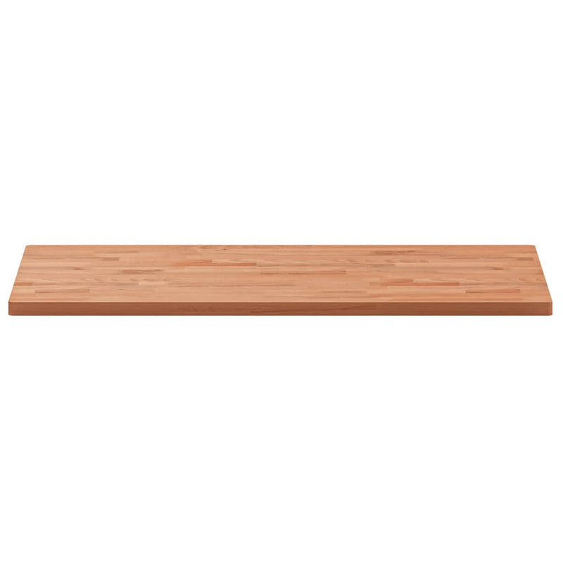 Blat de baie, 100x50x2,5 cm, lemn masiv de fag
