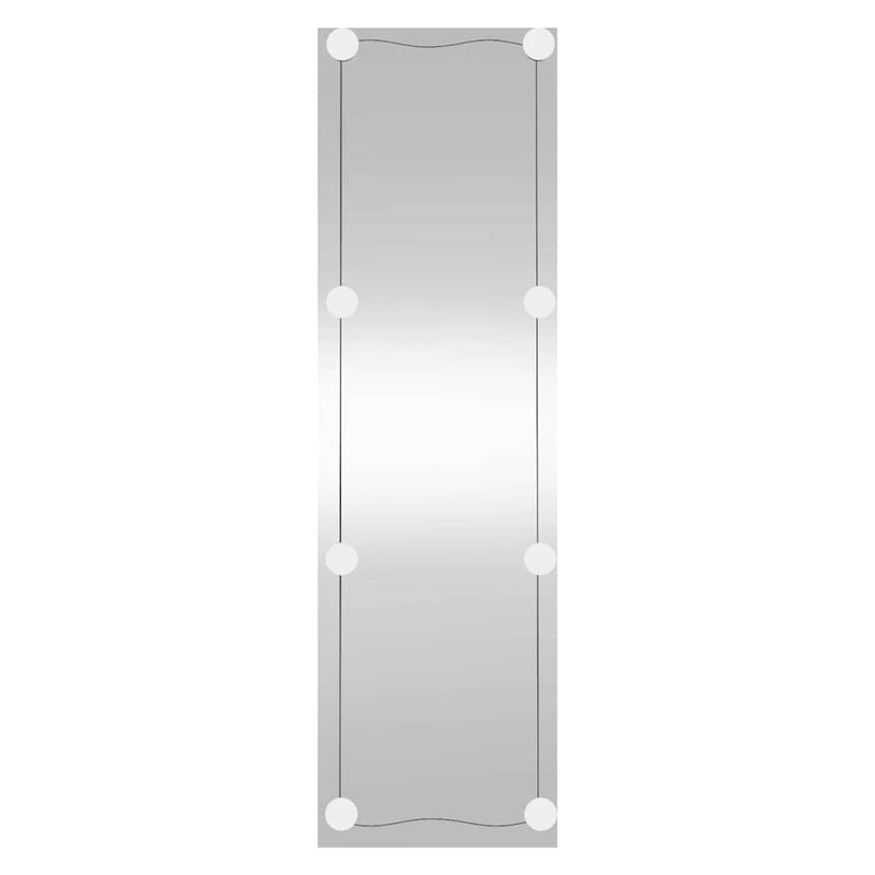 Oglindă de perete cu lumini LED 30x100 cm sticlă dreptunghiular