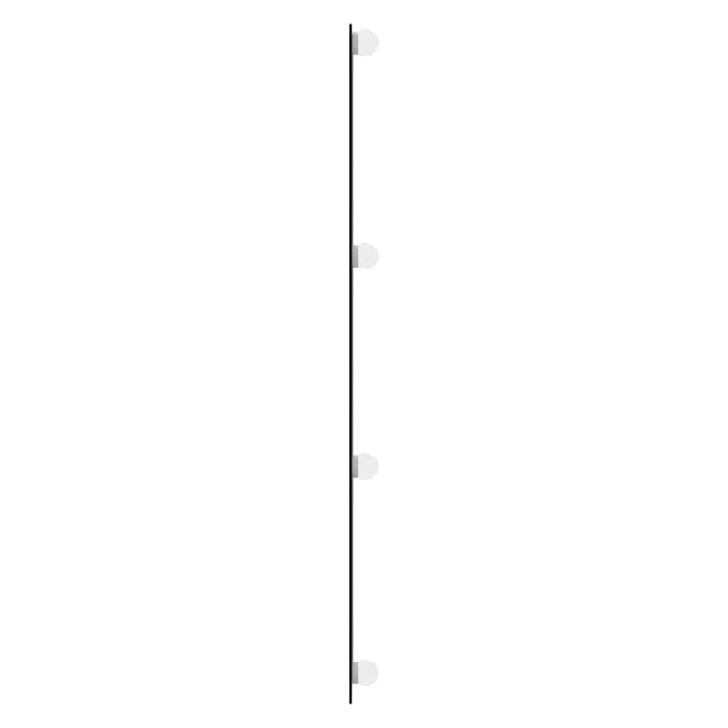 Oglindă de perete cu lumini LED 30x100 cm sticlă dreptunghiular