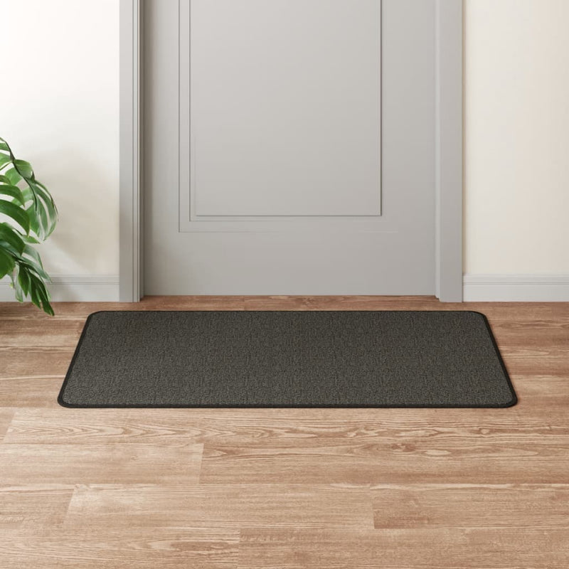 Covor traversă aspect sisal, antracit, 50x100 cm