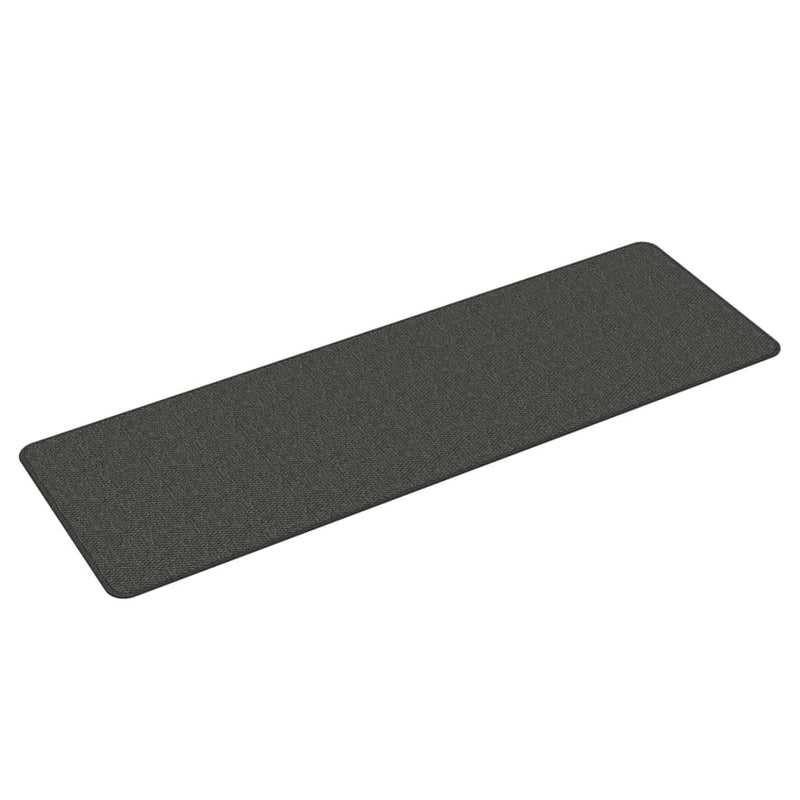 Covor traversă aspect sisal, antracit, 50x150 cm