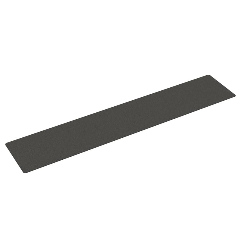 Covor traversă aspect sisal, antracit, 80x400 cm
