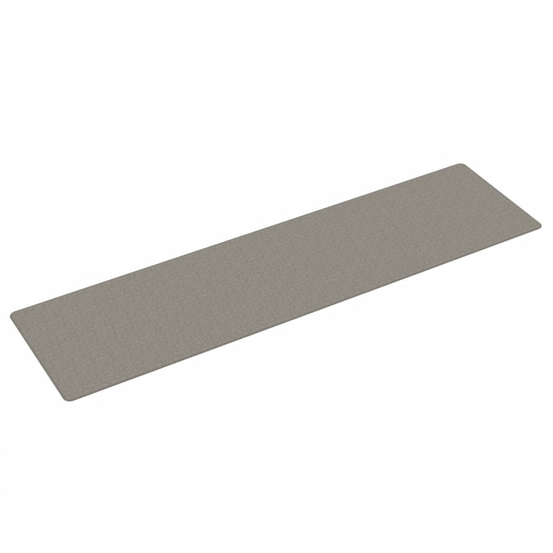 Covor traversă cu aspect sisal, argintiu, 80x300 cm