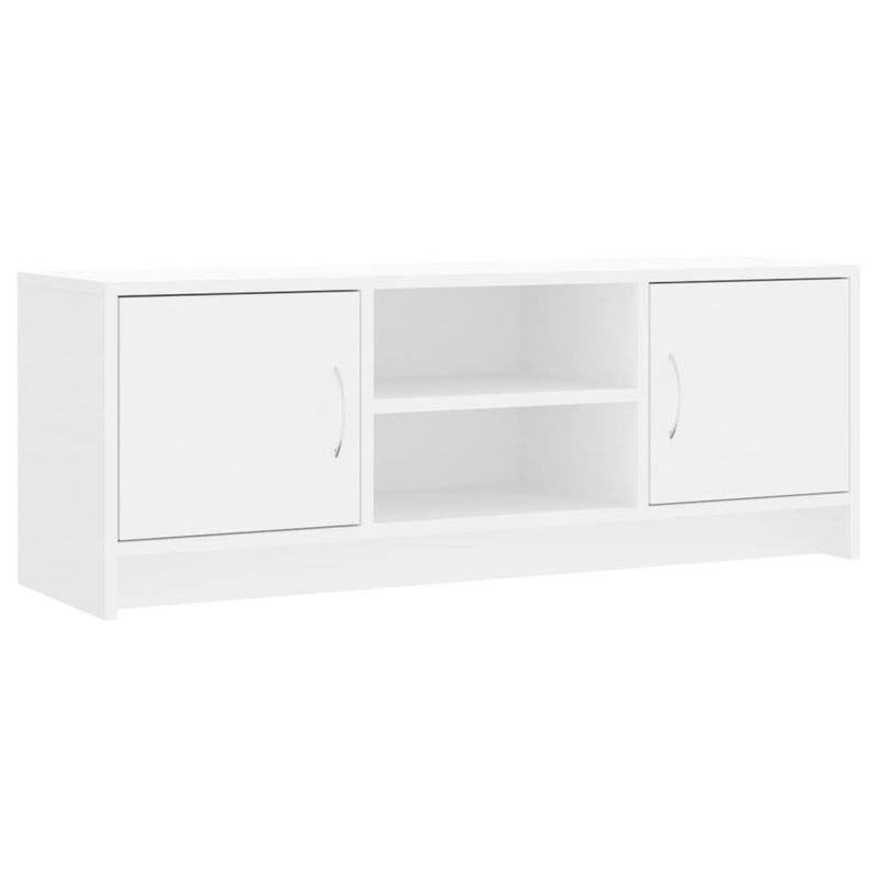 Dulap TV, alb, 102x30x37,5 cm, lemn compozit
