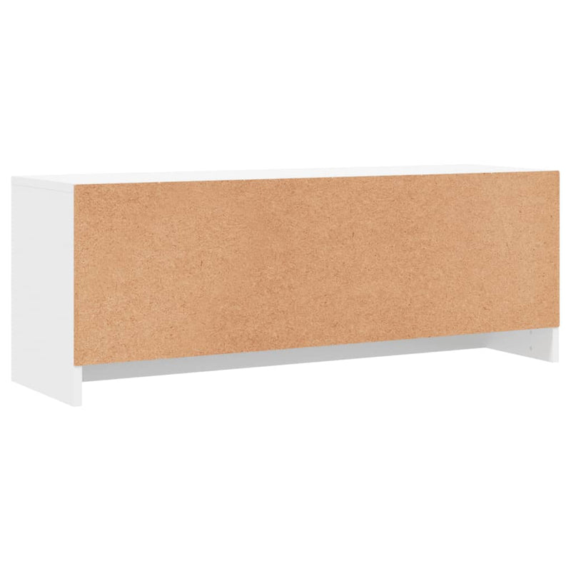 Dulap TV, alb, 102x30x37,5 cm, lemn compozit