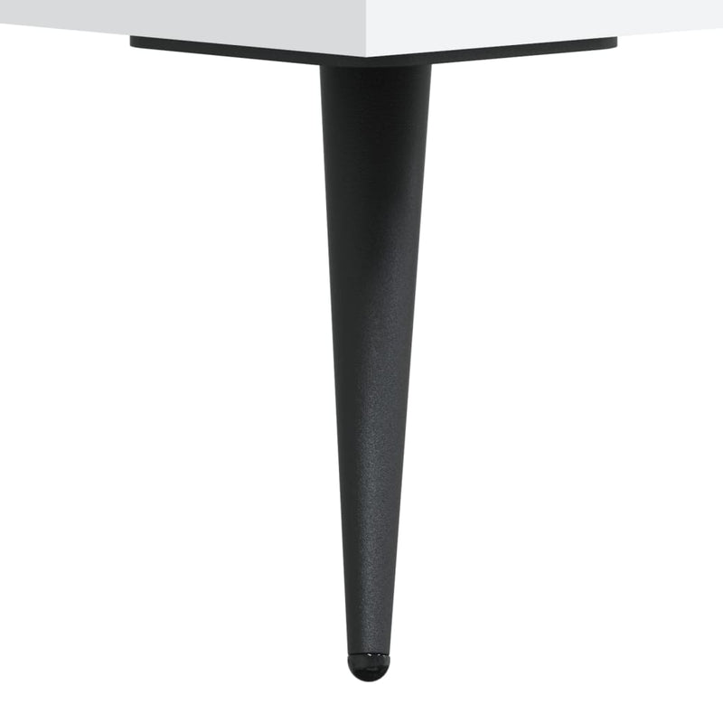 Dulap înalt, alb, 69,5x32,5x180 cm, lemn prelucrat