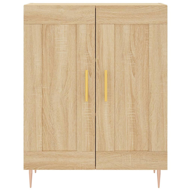 Dulap înalt, stejar sonoma, 69,5x34x180 cm, lemn compozit