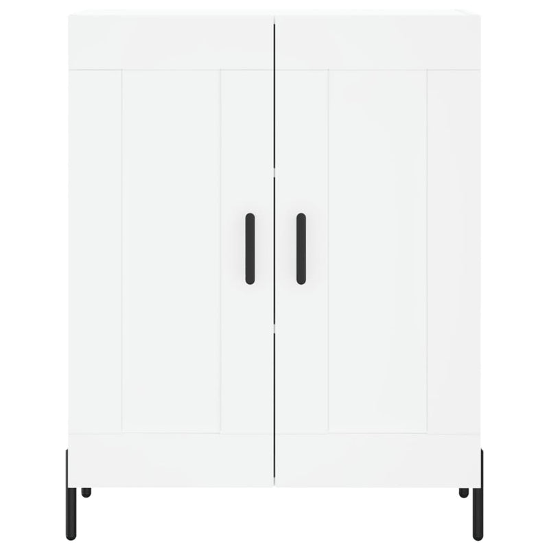 Dulap înalt, alb, 69,5x34x180 cm, lemn compozit