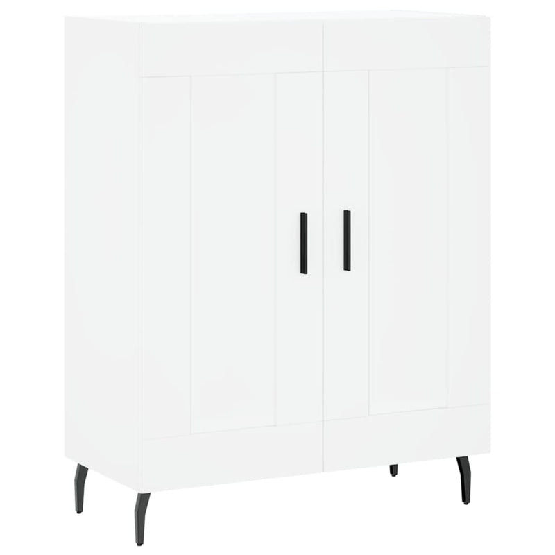 Dulap înalt, alb, 69,5x34x180 cm, lemn compozit