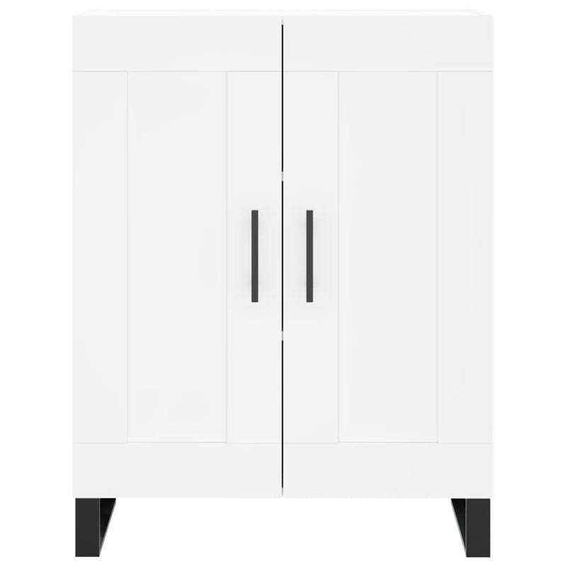 Dulap înalt, alb, 69,5x34x180 cm, lemn compozit