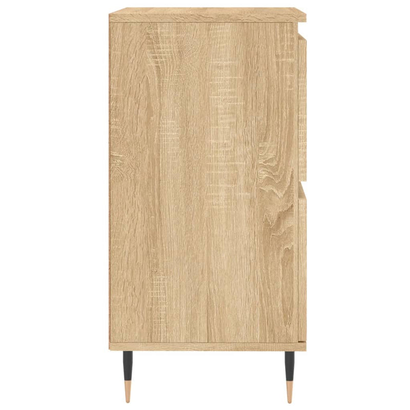 Servante, 2 piese, stejar sonoma, lemn prelucrat