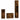 Set mobilier de baie, 3 piese, stejar fumuriu, lemn prelucrat