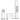Set mobilier de baie, 3 piese, alb, lemn compozit