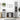 Set mobilier de baie, 3 piese, gri sonoma, lemn prelucrat