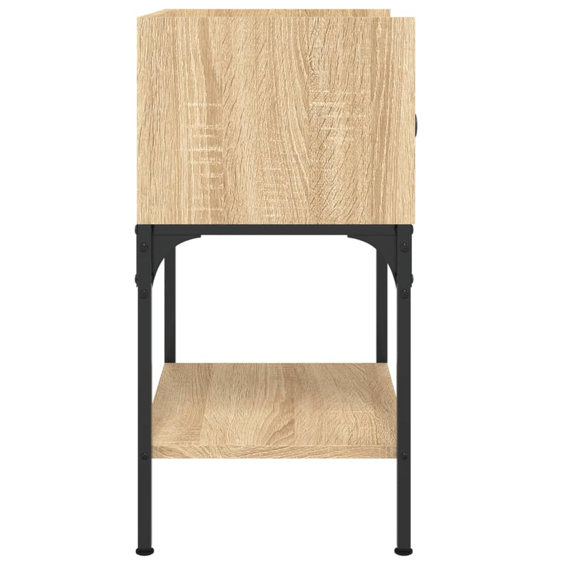 Noptiere, 2 buc., stejar sonoma, 40,5x31x60 cm, lemn compozit