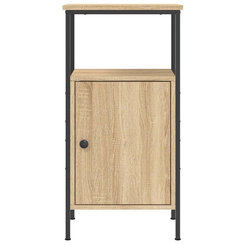 Noptiere, 2 buc., stejar sonoma, 41x31x80 cm, lemn compozit