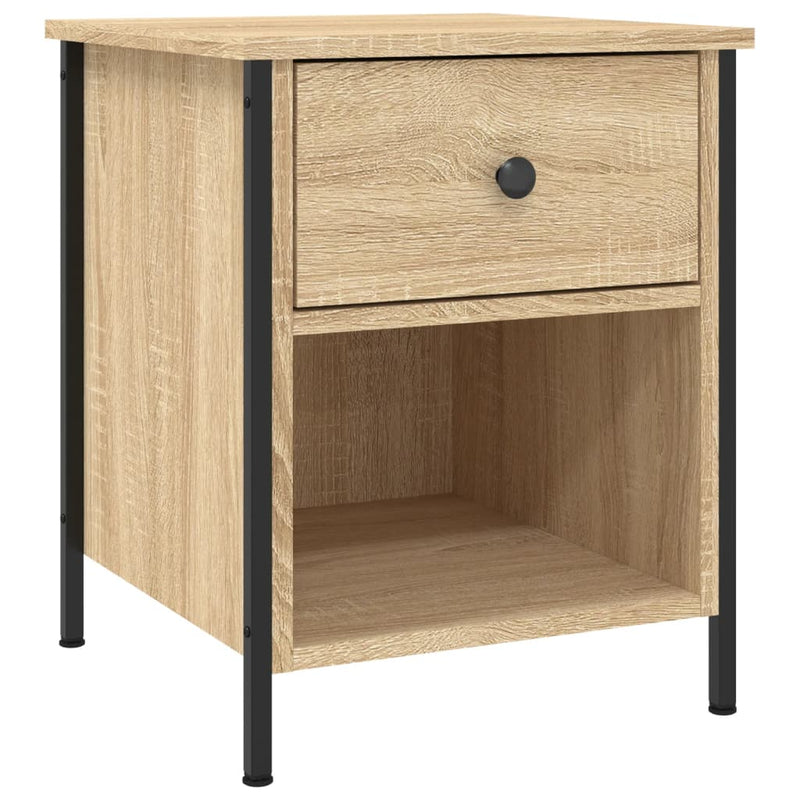 Noptiere, 2 buc., stejar sonoma, 40x42x50 cm, lemn compozit