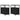 Noptiere, 2 buc., negru, 30x60x60 cm, lemn prelucrat