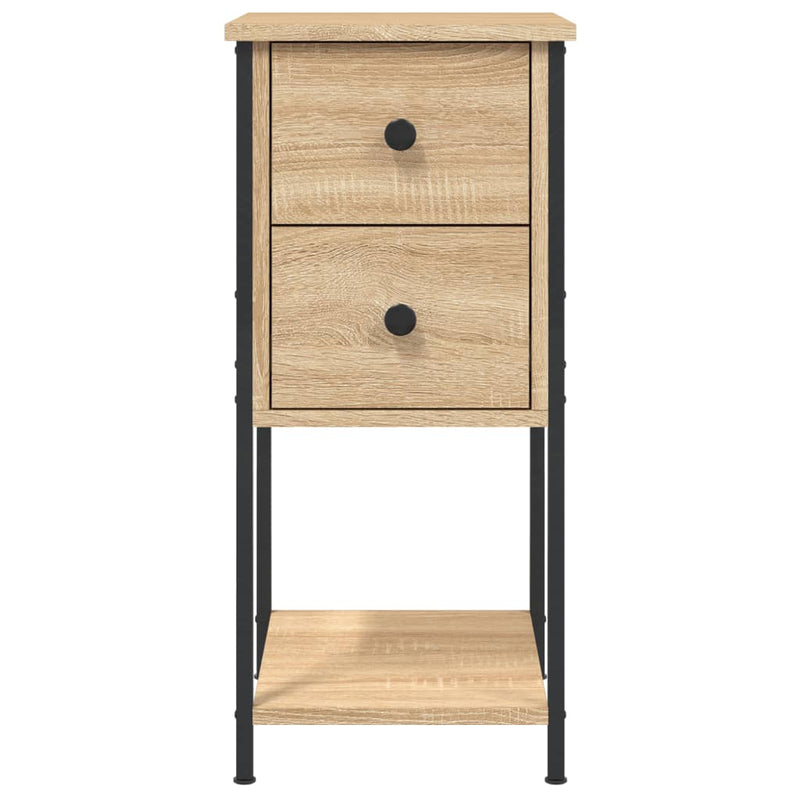 Noptiere, 2 buc., stejar sonoma, 32x42x70 cm, lemn compozit