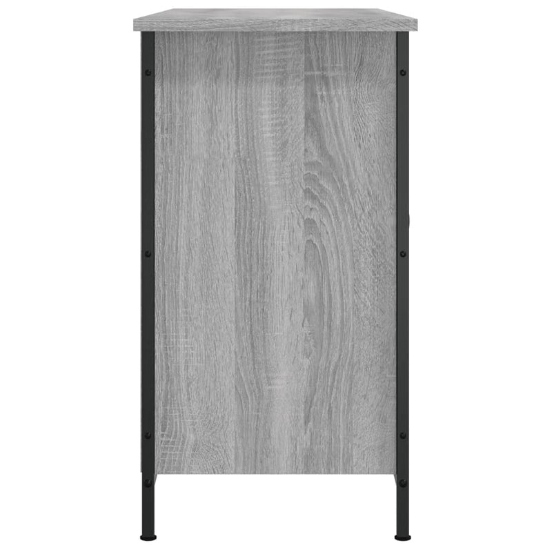 Comodă TV, gri sonoma, 100x35x65 cm, lemn compozit